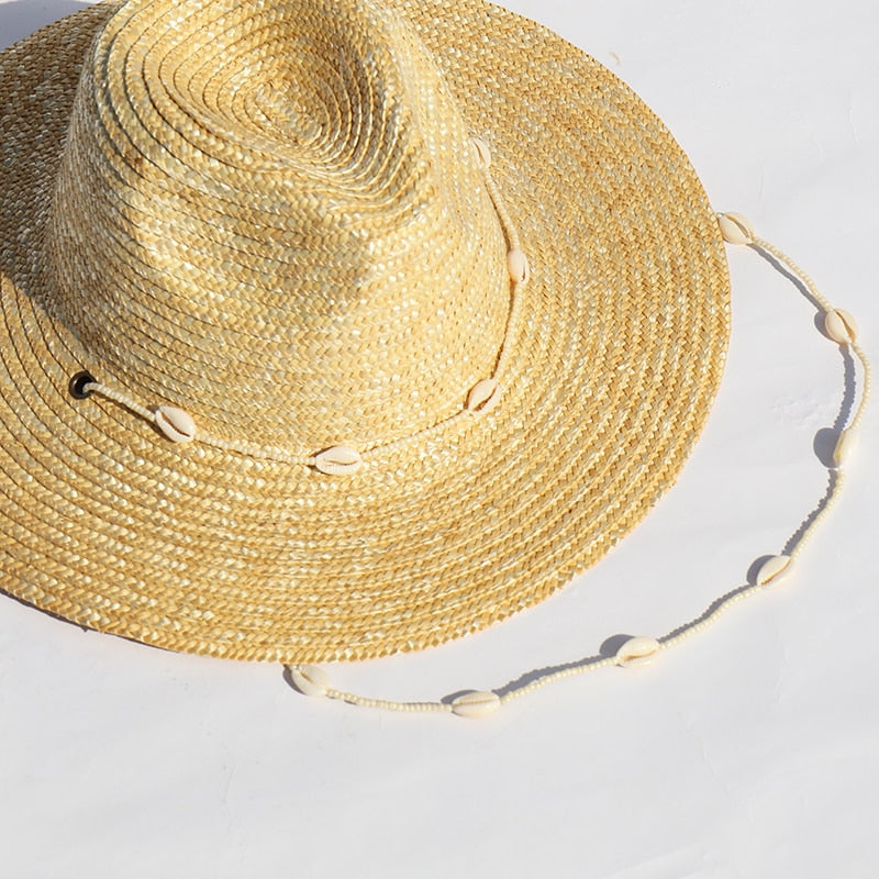 Boho Seashells Beaded Chain Hat - Top Boho