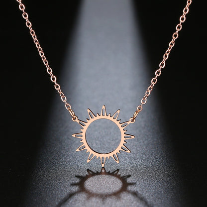 Boho Sun Hollow Out Pendant - Top Boho