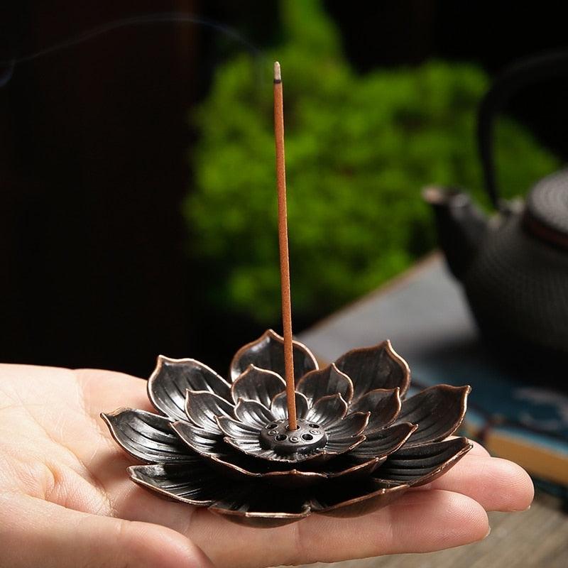 Lotus Incense Burner - Top Boho