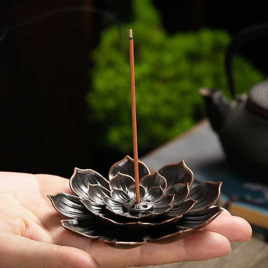 Lotus Incense Burner - Top Boho