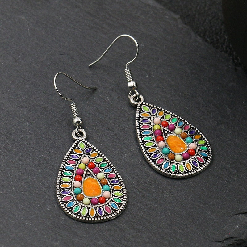 Vintage Boho Drop Earrings