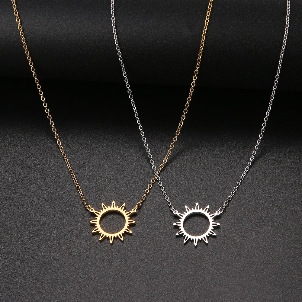 Boho Sun Hollow Out Pendant - Top Boho