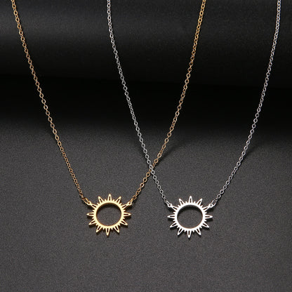 Boho Sun Hollow Out Pendant - Top Boho