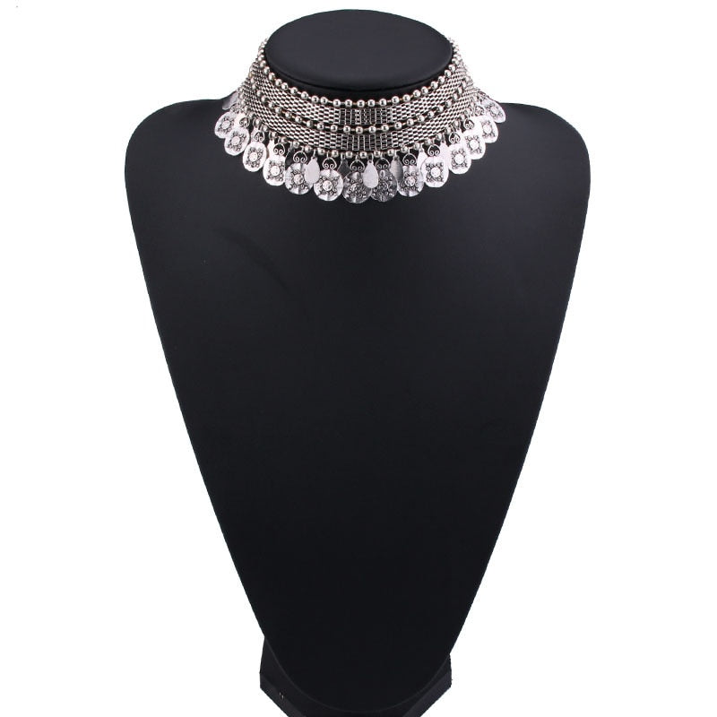 Boho Chic Coin Necklace