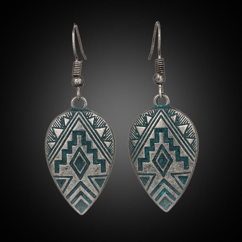 Ethnic Boho Water Drop Earrings
