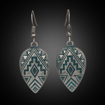 Ethnic Boho Water Drop Earrings