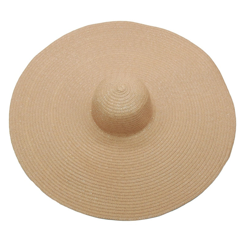 Foldable Women's Oversized Beach Hat - Top Boho