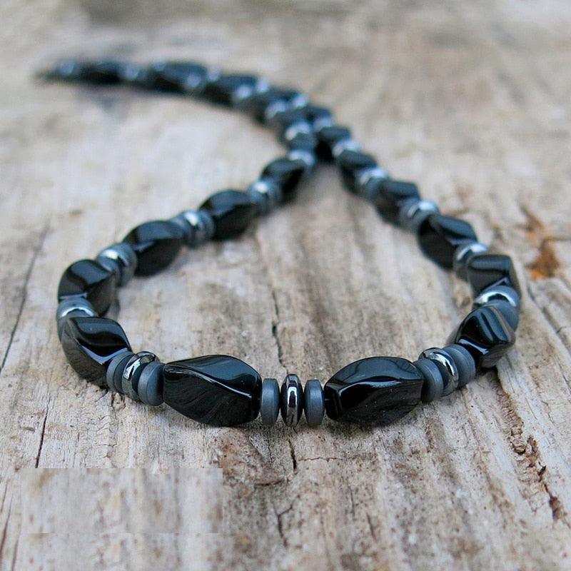 Boho Stone Beaded Necklace - Top Boho