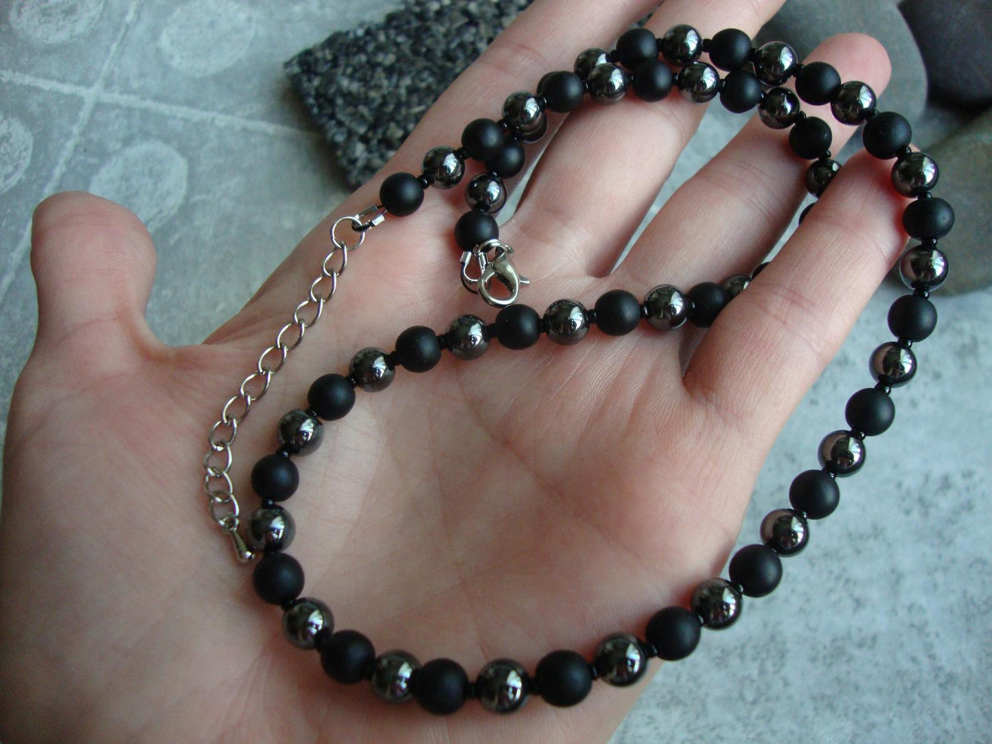 Boho Stone Beaded Necklace - Top Boho