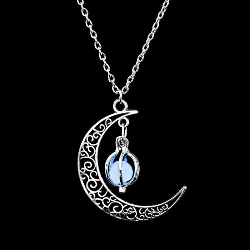 Boho Luminous Moon Necklace