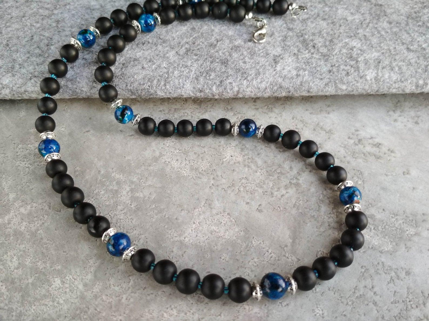 Boho Stone Beaded Necklace - Top Boho