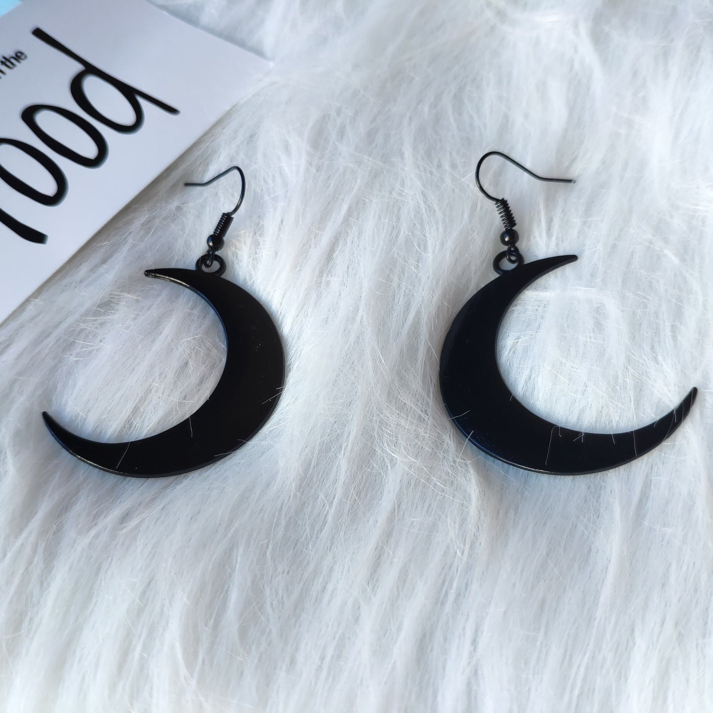 Boho Moon Crescent Drop Earring