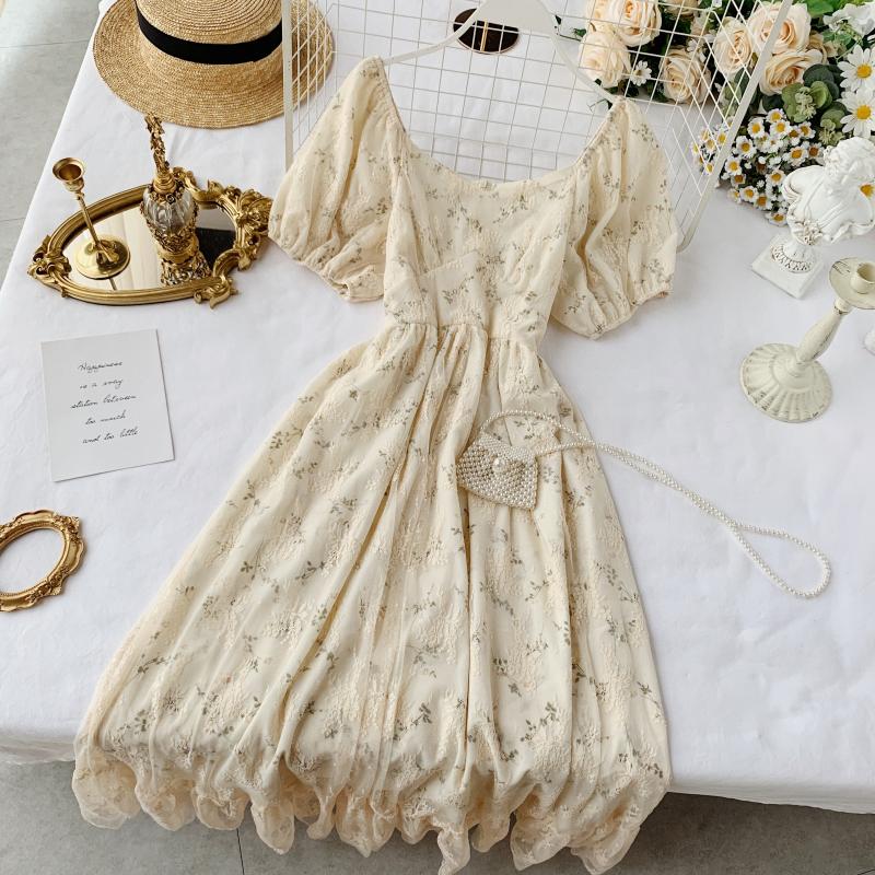 Boho Vintage Chiffon Maxi Dress - Top Boho