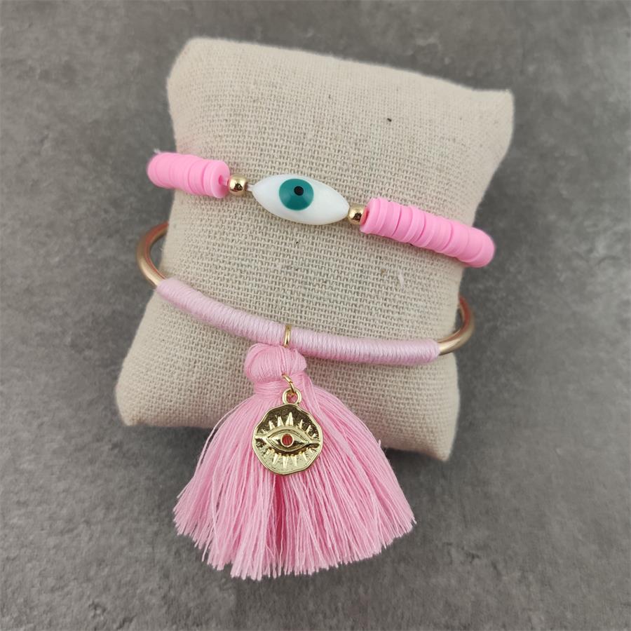 Boho Evil Eye with Tassel Bracelets - Top Boho