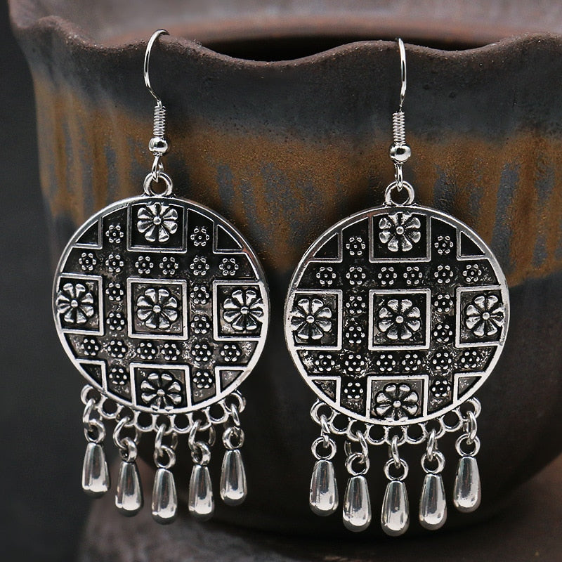 Vintage Boho Drop Earrings