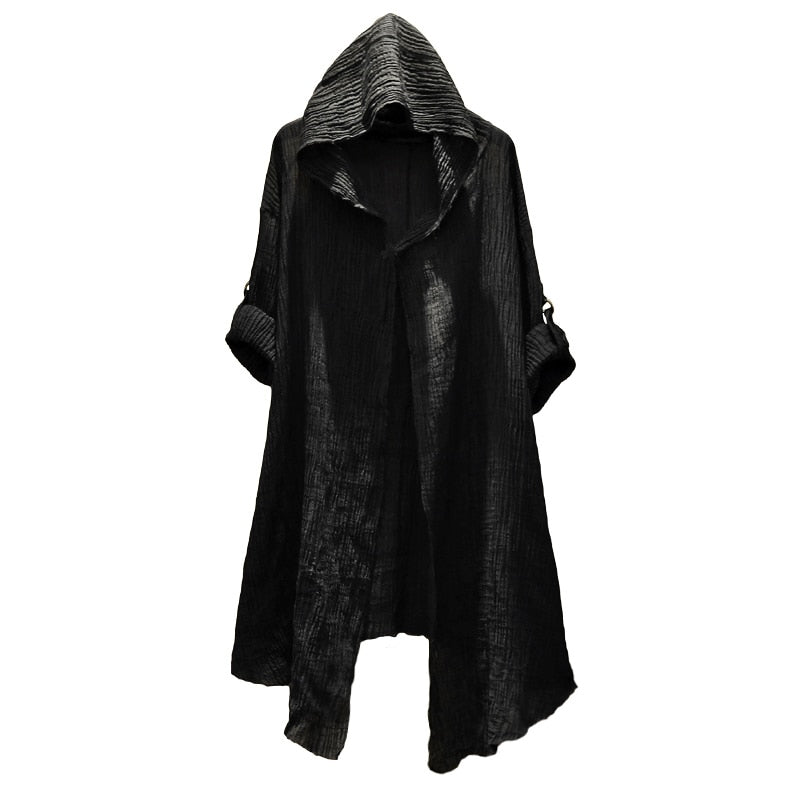 Boho Chic Loose Hooded Cardigan - Top Boho