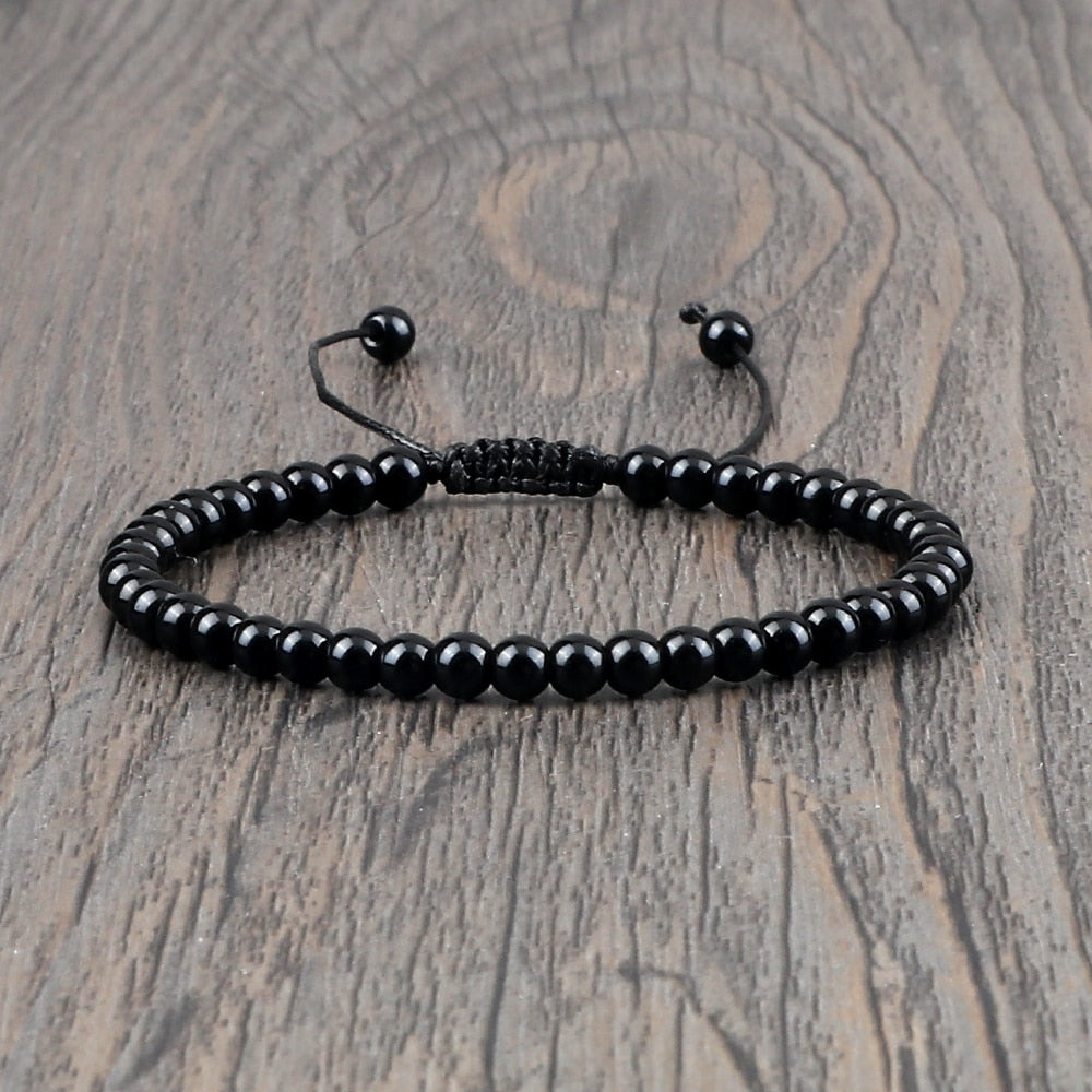 Handmade Natural Stone Beaded Bracelet - Top Boho