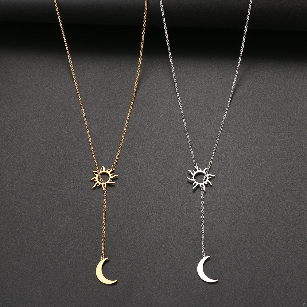 Boho Sun & Moon Pendant - Top Boho
