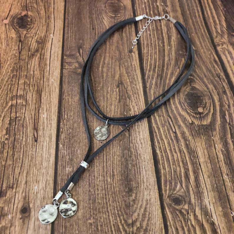 Boho Hammer Coin Choker Necklace - Top Boho