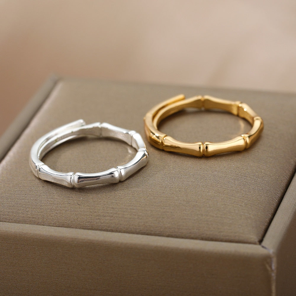 Boho Bamboo Joint Ring - Top Boho