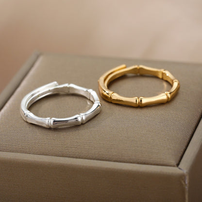 Boho Bamboo Joint Ring - Top Boho