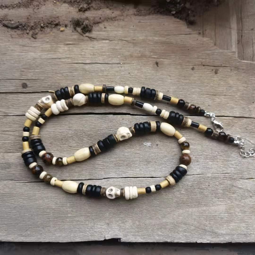 Boho Stone Beaded Necklace - Top Boho