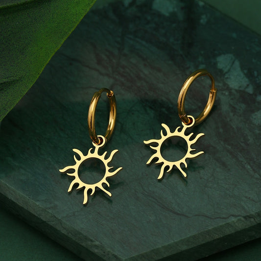 Boho Sun Hollow Out Earrings - Top Boho