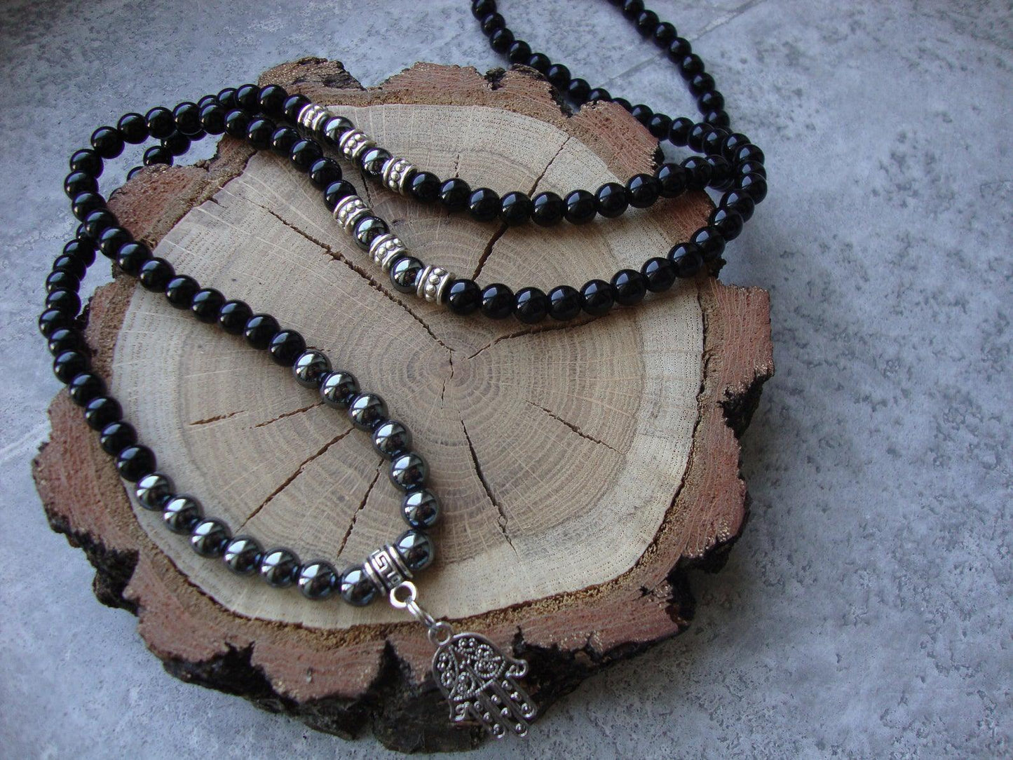 Boho Stone Beaded Necklace - Top Boho