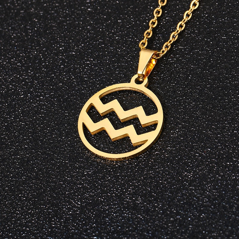 Stainless Steel Boho Star Sign Necklace