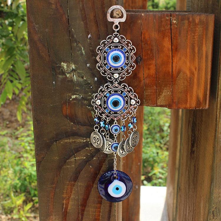 Turkish Evil Eyes Amulet Hanging Decoration - Top Boho