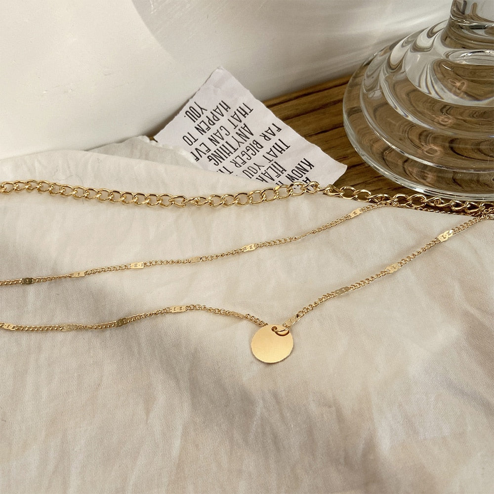 Boho Chic Layered Chain Necklace - Top Boho