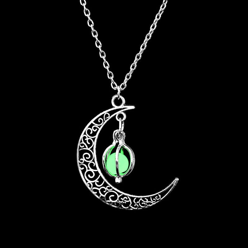 Boho Luminous Moon Necklace