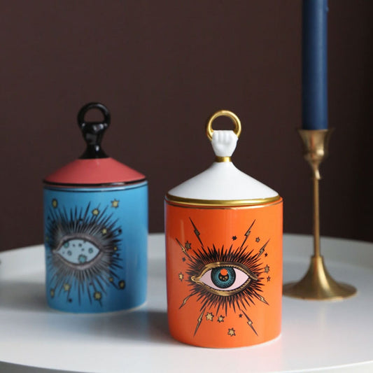 Boho Handmade Big Eye Jar - Top Boho