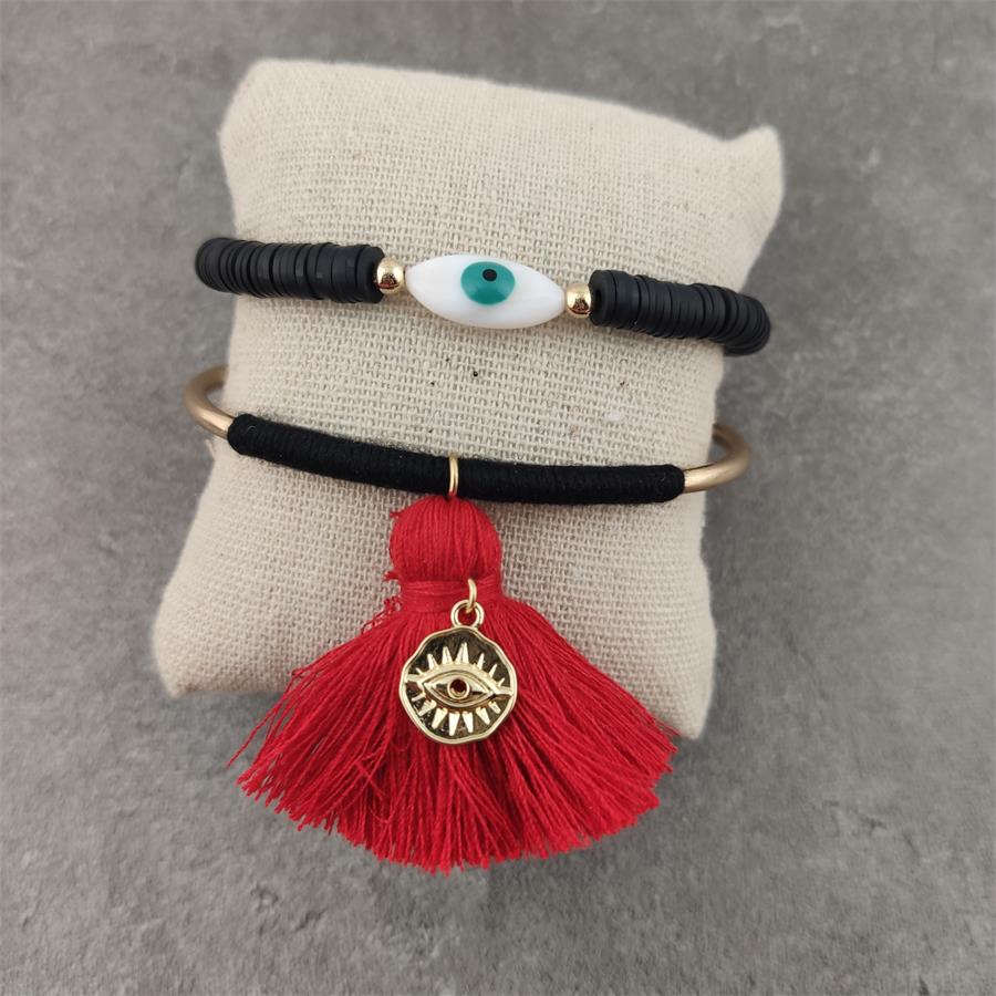 Boho Evil Eye with Tassel Bracelets - Top Boho