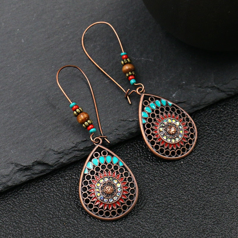 Vintage Boho Drop Earrings