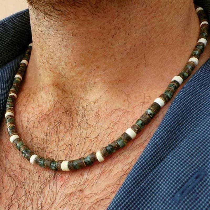 Boho Stone Beaded Necklace - Top Boho