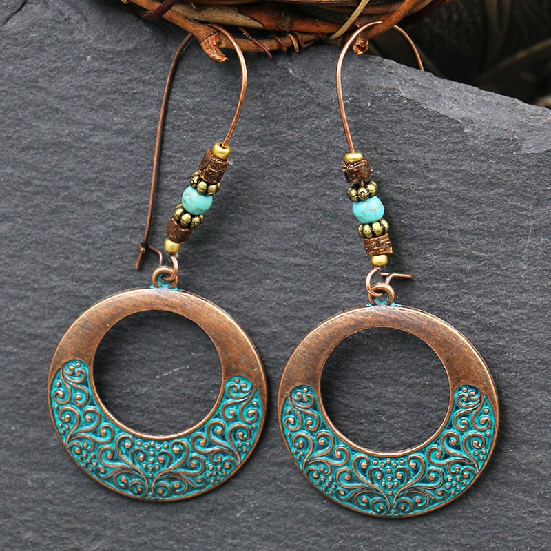 Vintage Boho Drop Earrings