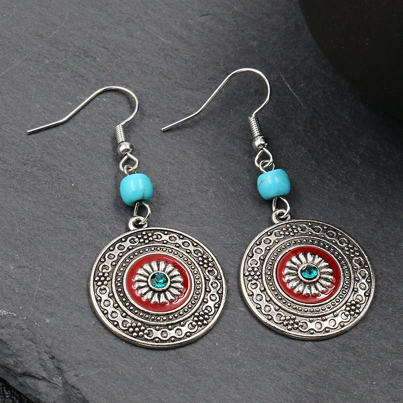 Vintage Boho Drop Earrings