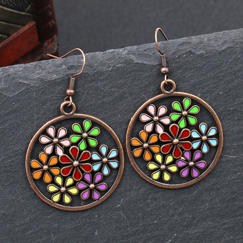 Vintage Boho Drop Earrings