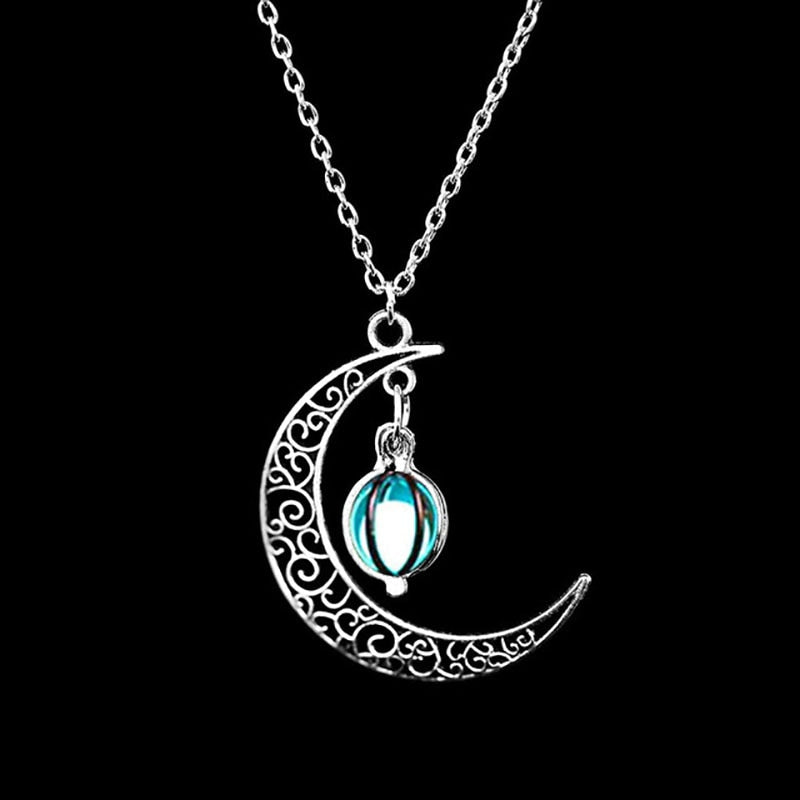 Boho Luminous Moon Necklace