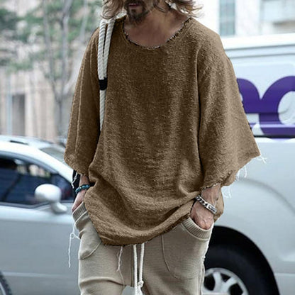 Boho Men Loose Shirt - Top Boho