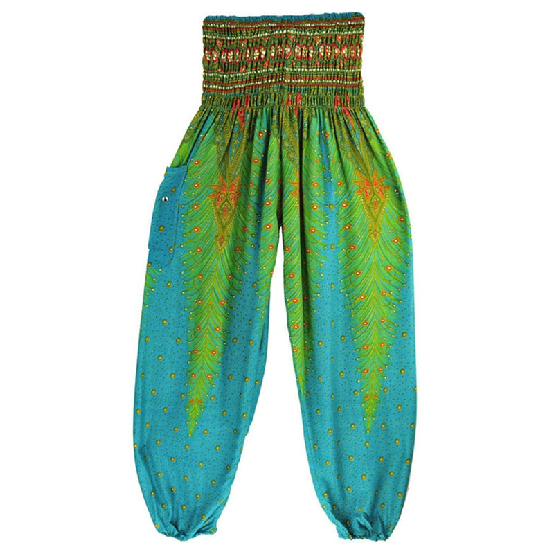 Boho Printed Harem Pants - Top Boho