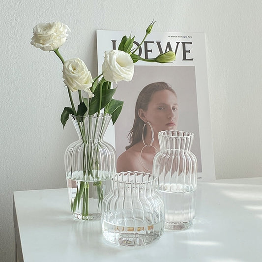 Transparent Glass Vases - Top Boho