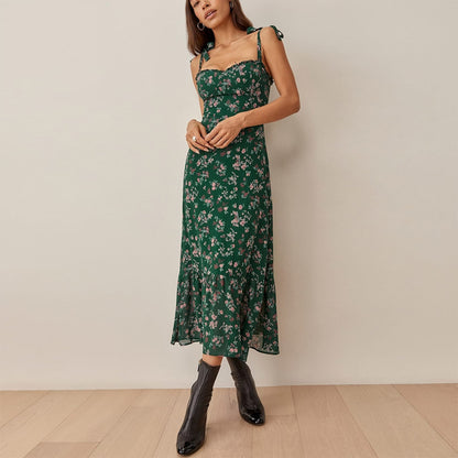 Elegant Floral Boho Maxi Dress - Top Boho