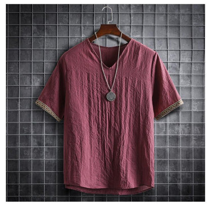 Boho Loose Short Sleeve Shirt - Top Boho