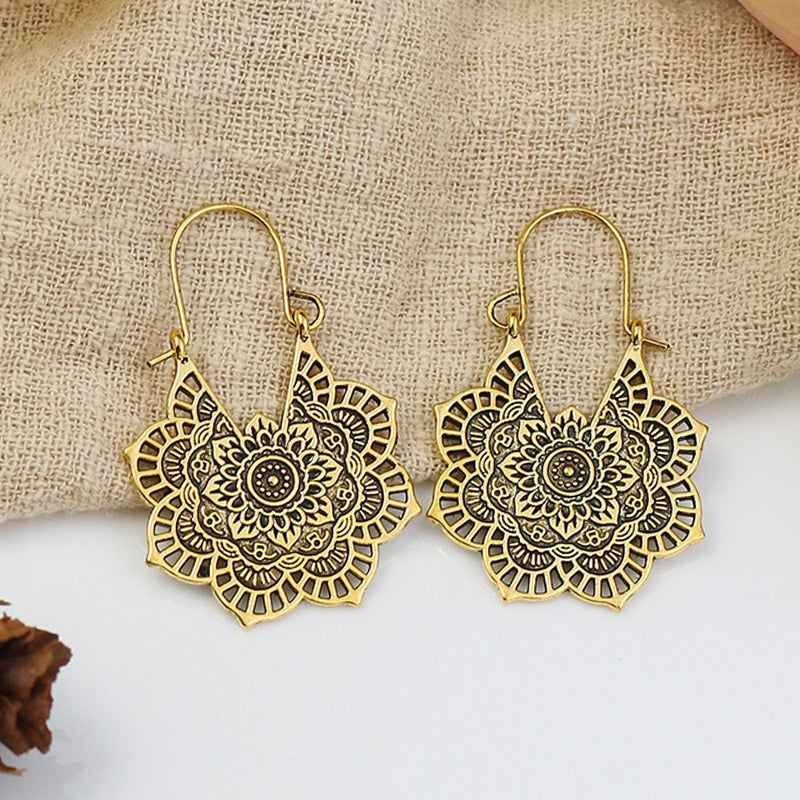 Vintage Boho Drop Earrings