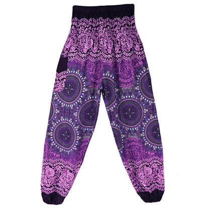 Boho Printed Harem Pants - Top Boho