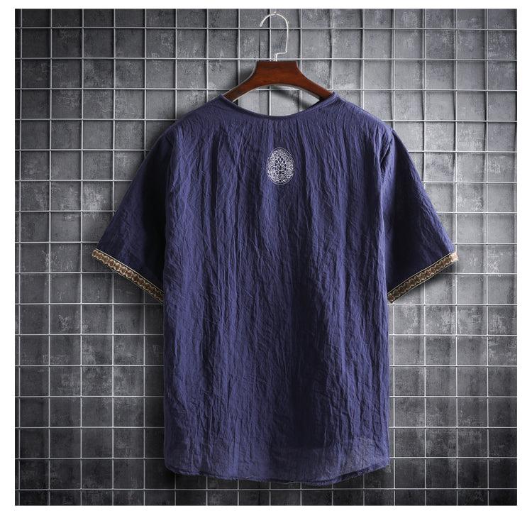 Boho Loose Short Sleeve Shirt - Top Boho