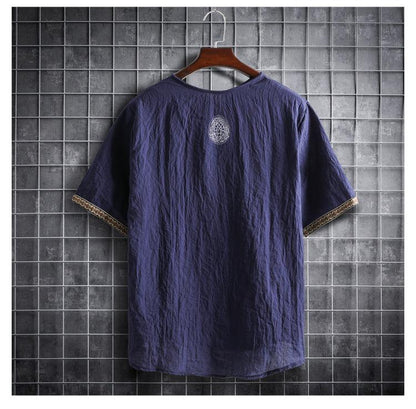 Boho Loose Short Sleeve Shirt - Top Boho
