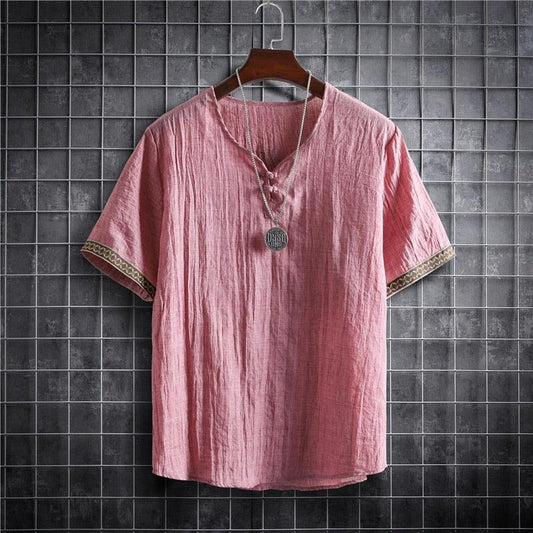 Boho Loose Short Sleeve Shirt - Top Boho